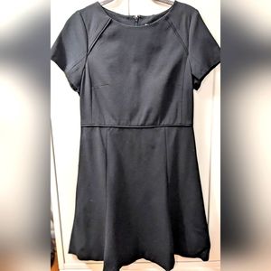 J CREW Factory, Black, Short sleeve, Beautiful Pointe Dress, Size 10.